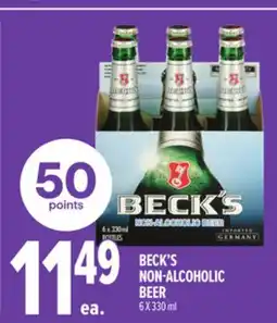 Metro BECK'S NON-ALCOHOLIC BEER offer