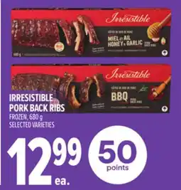 Metro IRRESISTIBLE PORK BACK RIBS offer