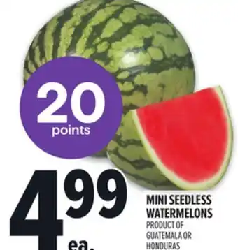 Metro MINI SEEDLESS WATERMELONS offer