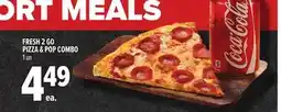 Metro FRESH 2 GO PIZZA & POP COMBO offer