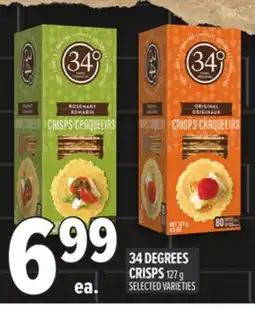 Metro 34 DEGREES CRISPS offer