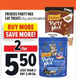 Metro FRISKIES PARTY MIX CAT TREATS offer