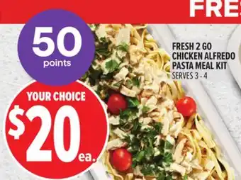 Metro FRESH 2 GO CHICKEN ALFREDO PASTA MEAL KIT offer