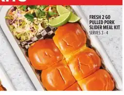 Metro FRESH 2 GO PULLED PORK SLIDER MEAL KIT offer