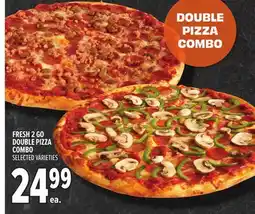 Metro FRESH 2 GO DOUBLE PIZZA COMBO offer