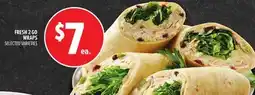 Metro FRESH 2 GO WRAPS offer