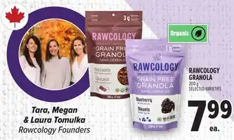 Metro RAWCOLOGY GRANOLA offer