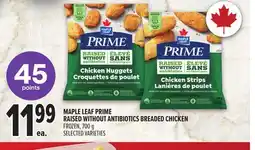 Metro MAPLE LEAF PRIME RAISED WITHOUT ANTIBIOTICS BREADED CHICKEN offer