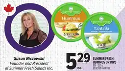 Metro SUMMER FRESH HUMMUS OR DIPS offer