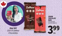 Metro ZORAW CHOCOLATE BARS offer