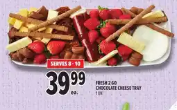 Metro FRESH 2 GO CHOCOLATE CHEESE TRAY offer