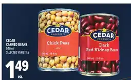 Metro CEDAR CANNED BEANS offer