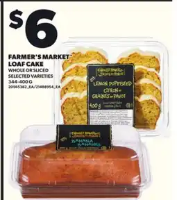 Loblaws FARMER'S MARKET LOAF CAKE, 344-400 G offer