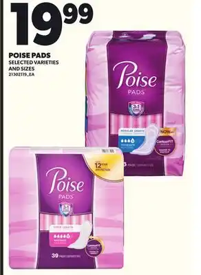 Loblaws POISE PADS offer