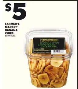 Loblaws FARMER'S MARKET BANANA CHIPS offer