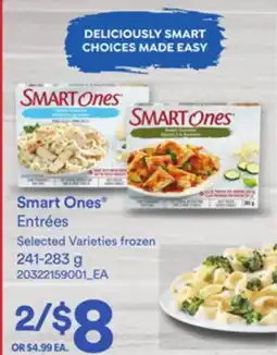 Loblaws SMART ONES ENTRÉES, 241-283G offer