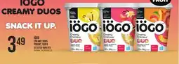 Loblaws IÖGO CREAMY DUOS YOGURT, 650g offer