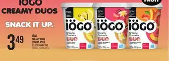 Loblaws IÖGO CREAMY DUOS YOGURT, 650g offer