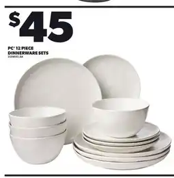 Loblaws PC 12 PIECE DINNERWARE SETS offer