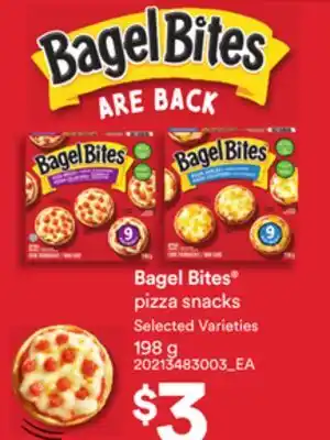 Loblaws BAGEL BITES PIZZA SNACKS 198G offer