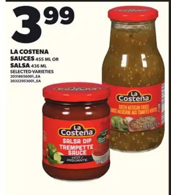 Loblaws LA COSTENA SAUCES, 455 ML OR SALSA 436 ML offer