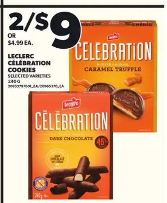 Loblaws LECLERC CÉLÉBRATION COOKIES, 240 G offer