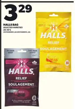 Loblaws HALLS BAG, 20-30's offer