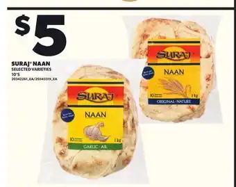 Loblaws SURAJ NAAN, 10'S offer