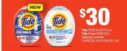 Loblaws TIDE PODS 85'S/112'S OR TIDE POWER PODS 63'S offer