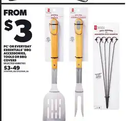 Loblaws PC OR EVERYDAY ESSENTIALS BBQ ACCESSORIES, TOOLS OR BBQ COVERS offer