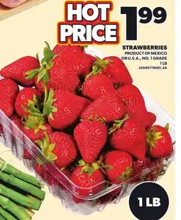 Loblaws STRAWBERRIES, 1LB offer