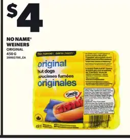 Loblaws NO NAME ORIGINAL, 450G offer