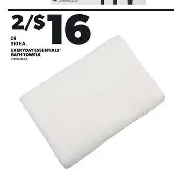 Loblaws EVERYDAY ESSENTIALS BATH TOWELS offer