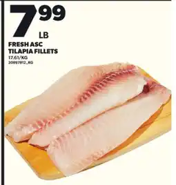 Loblaws FRESH ASC TILAPIA FILLETS offer