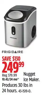 Canadian Tire Frigidaire Nugget Ice Maker offer