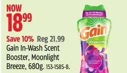 Canadian Tire Gain In-Wash Scent Booster, Moonlight Breeze, 680g offer