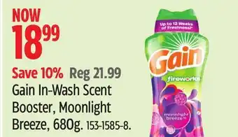 Canadian Tire Gain In-Wash Scent Booster, Moonlight Breeze, 680g offer