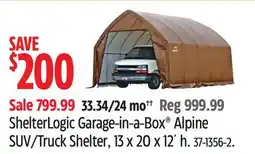 Canadian Tire ShelterLogic Garage-in-a-Box Alpine SUV/Truck Shelter offer