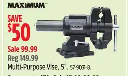 Canadian Tire MAXIMUM Multi-Purpose Vise, 5˝ offer