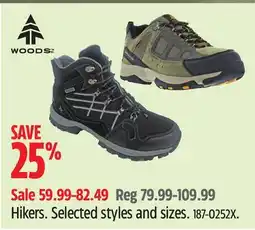 Canadian Tire Woods Hikers offer