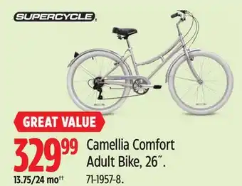 Canadian Tire Supercycle Camellia Comfort Adult Bike, 26 offer