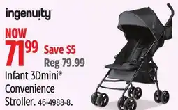 Canadian Tire Ingenuity Infant 3Dmini Convenience Stroller offer