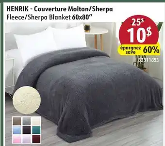 Hart HENRIK - Couverture Molton/Sherpa offer