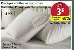 Hart Microfiber Pillow Protector with Zipper offer