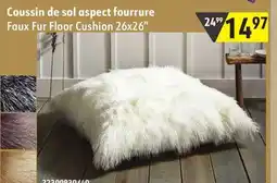 Hart Faux Fur Floor Cushion offer