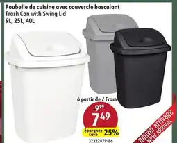 Hart Trash Can with Swing Lid offer