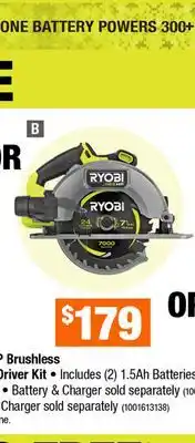 Home Depot 7-1/4 Circular Saw - Tool Only offer