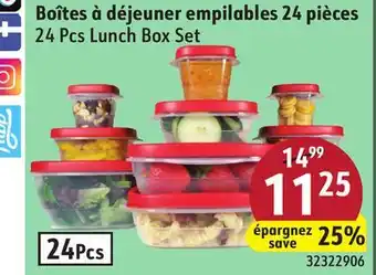 Hart 24 Pcs Lunch Box Set offer