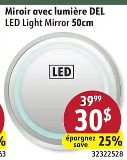 Hart LED Light Mirror 50cm offer