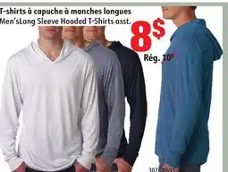 Hart Men's Long Sleeve Hooded T-Shirts asst offer